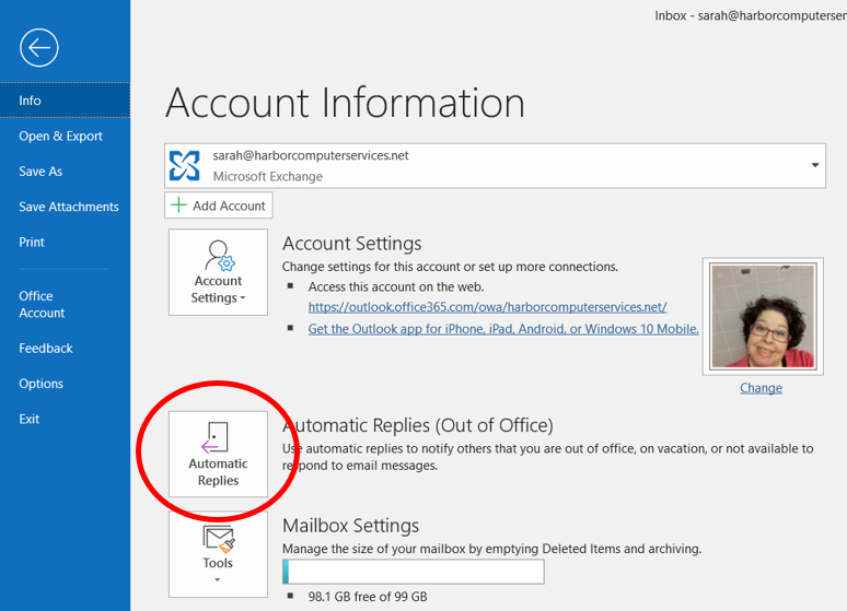 How to Set an Automatic Out of Office Reply in Outlook - 248-850-8616